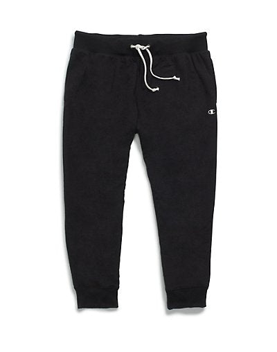 champion women's french terry jogger capri