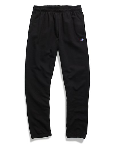 champion men's powerblend fleece relaxed pants