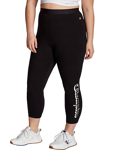 champion logo leggings