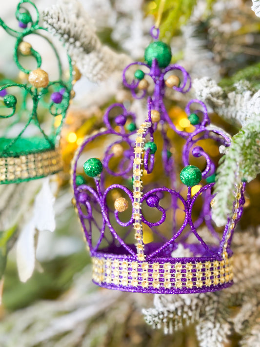 Mardi Gras Crown Ornament