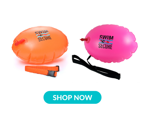 show open water swimming tow float swim buoy