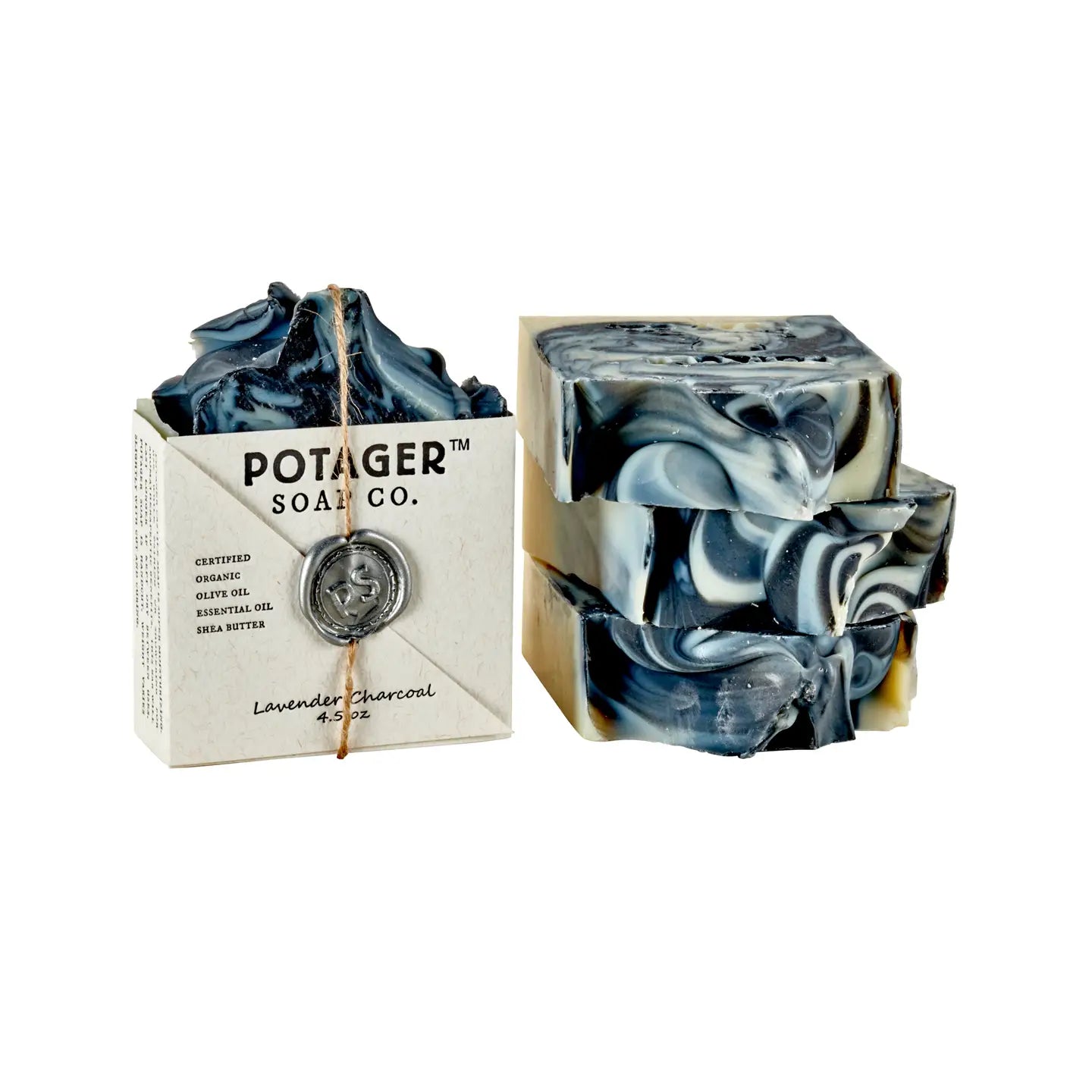Lavender Charcoal Bar Soap