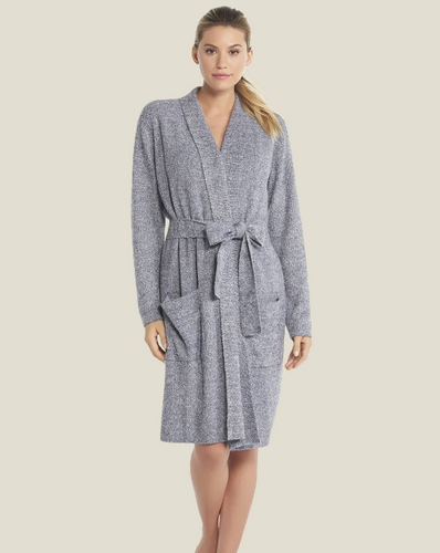 Barefoot Dreams Cozy Chic Lite Ribbed Robe Rose/Pearl - Pretty Please  Boutique & Gifts