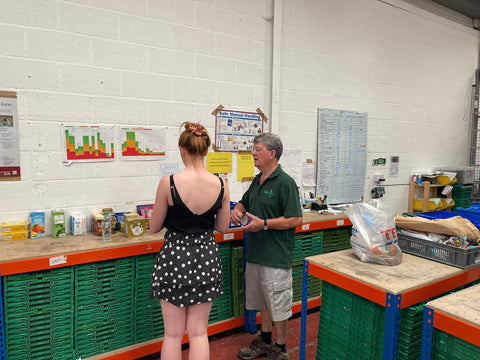 MOBU team at Worcester Food Bank