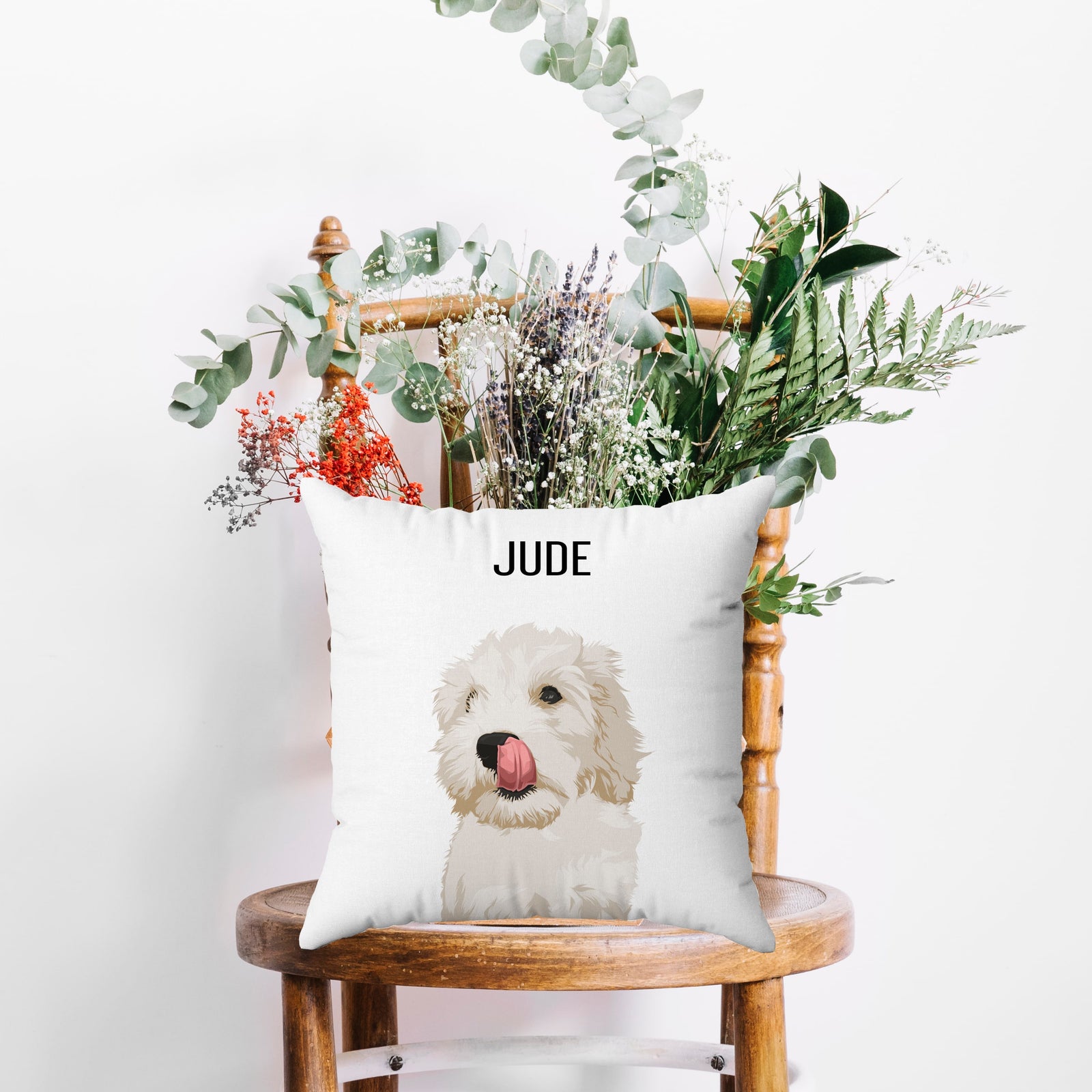 Dog clearance pillow cover