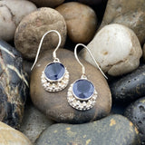 Iolite Earrings 19 - Silver Street Jewellers