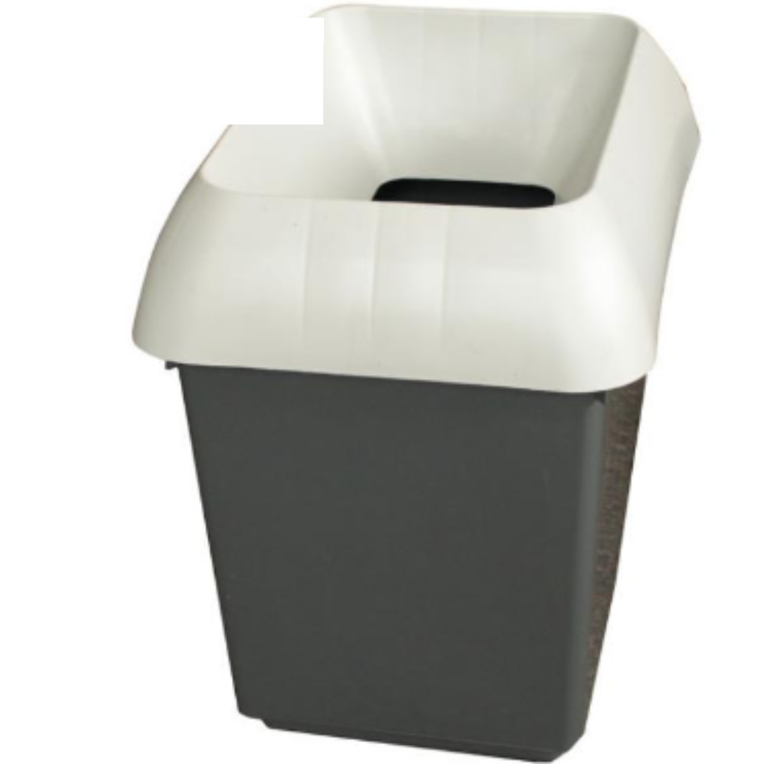 Image of 30L Recycling Bin with Light Grey Lid & Other Recycling Logo x Case of 1