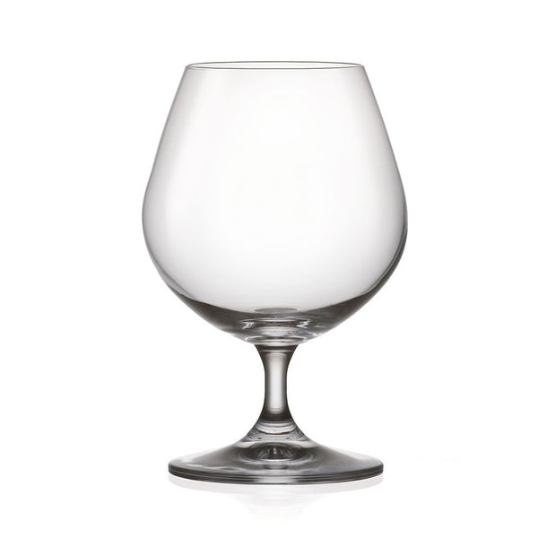 Crystal brandy glasses, 350ml, 6 pieces - Cristalopolis