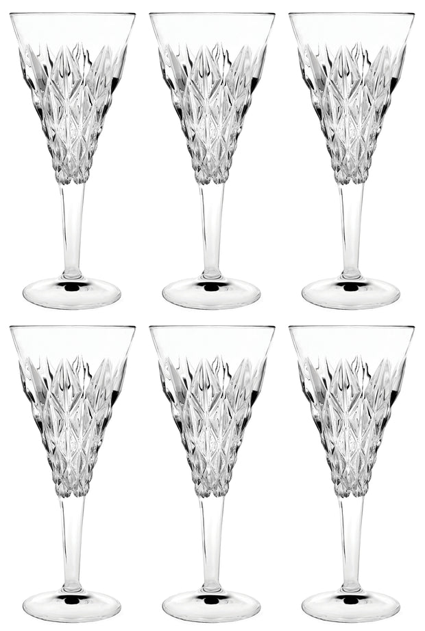 Set Of 4 Ribbed Wine Glasses – Cotswold Luxe