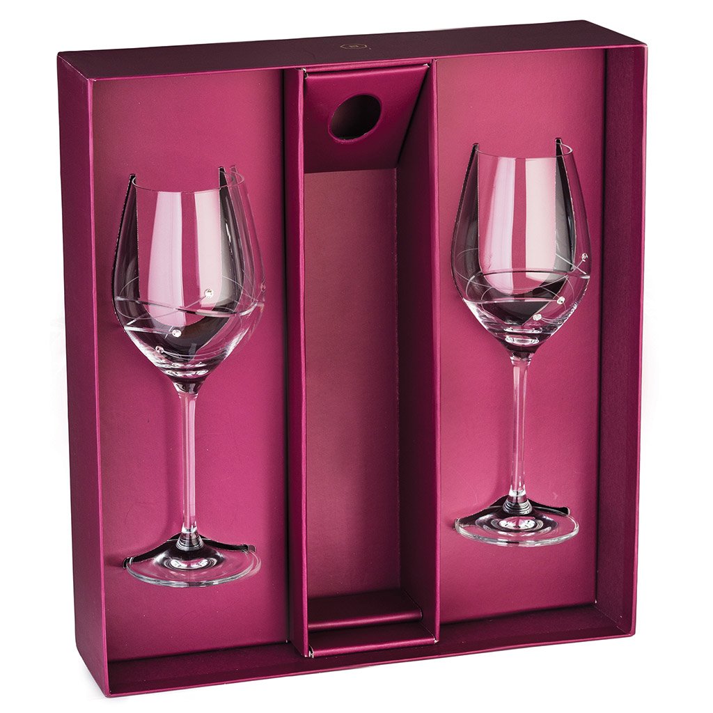 Barski European Handmade Lead-Free Crystalline 33 Oz. Tall Swarovski Wine  Decanter & Wine Glass Set - Yahoo Shopping