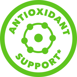 green antioxidant support icon