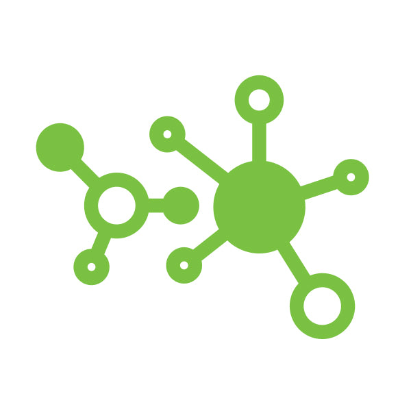 green molecules forming Molecular geometry