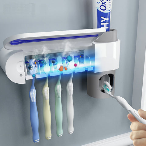 toothbrush sanitizer sterilizer disinfect case dispenser