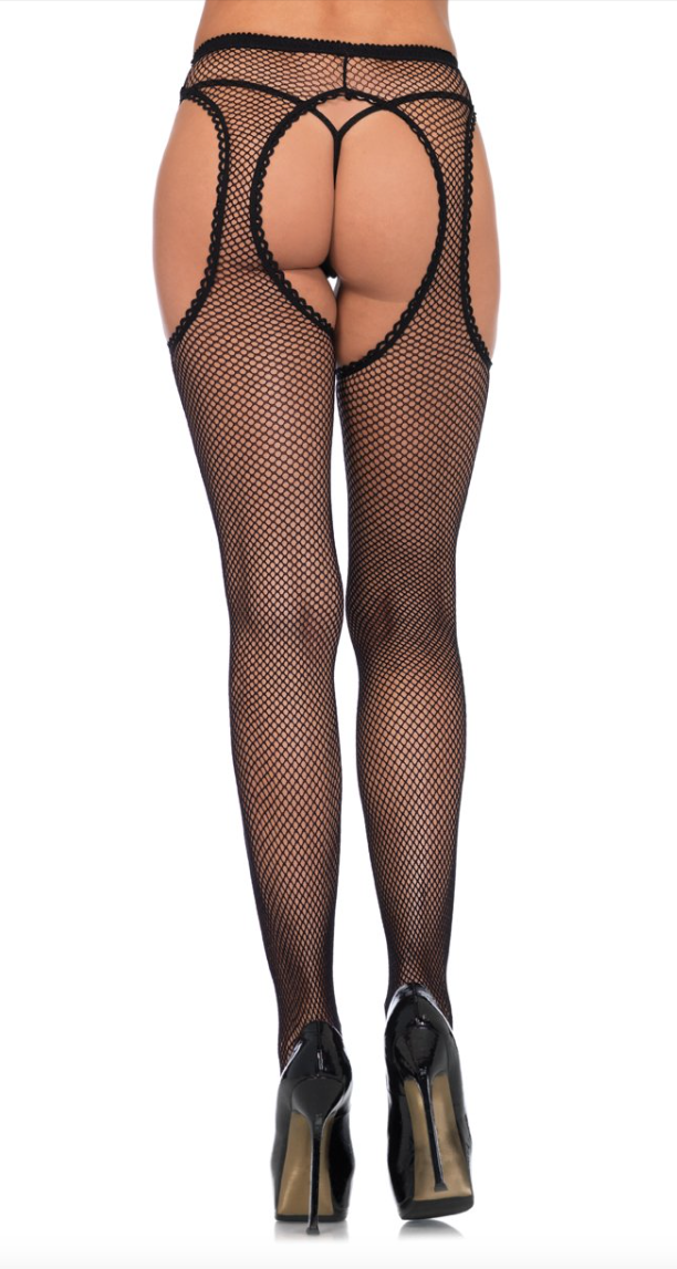 Crotchless Fishnet Net Pantyhose - Pirate Fashions