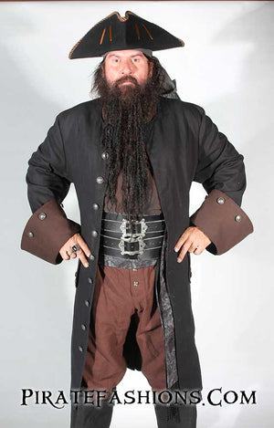 Edward Teach Frock Coat - Pirate Fashions