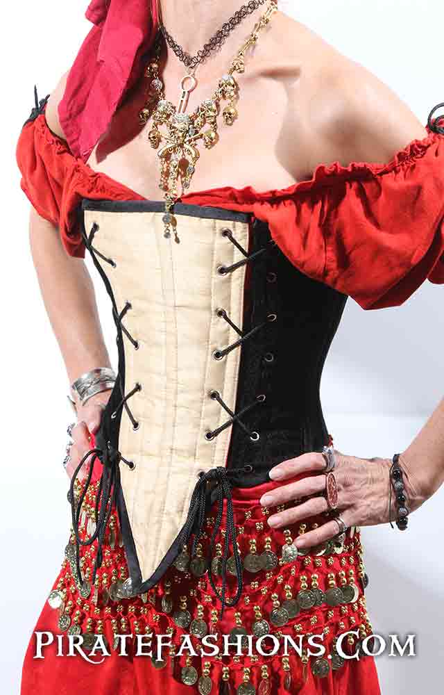 Pirate Wench Corset - Pirate Fashions