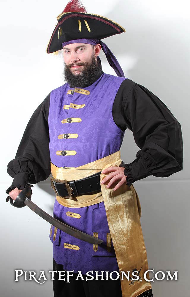 Court Pirate Waistcoat - Pirate Fashions