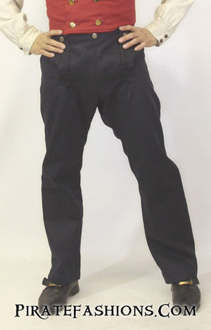 Drop Front Trousers - Pirate Fashions