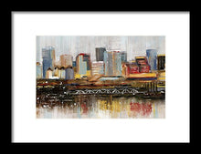 Load image into Gallery viewer, Edmonton Skyline Abstract1 - Framed Print
