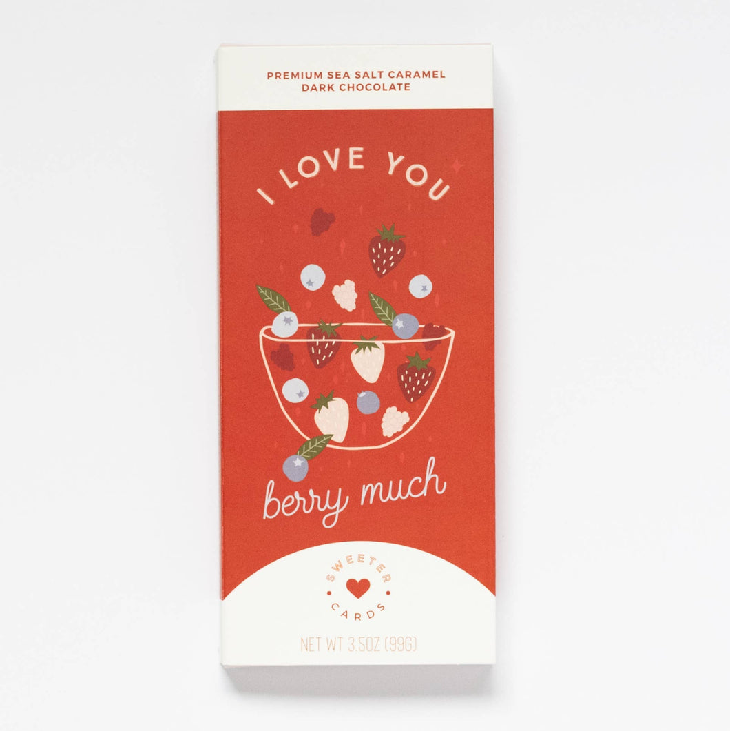 I Love You Card & Chocolate Bar in One – BERRY MUCH