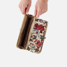 Load image into Gallery viewer, Lauren Continental Wallet in Floral Stitch
