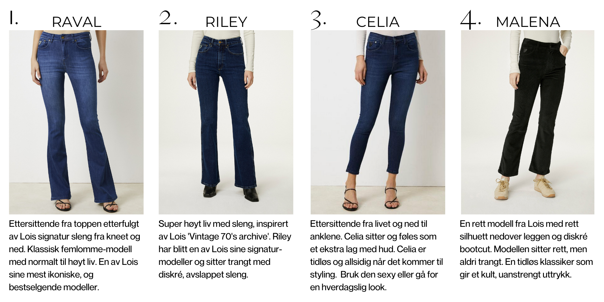 Lois Jeans denim guide