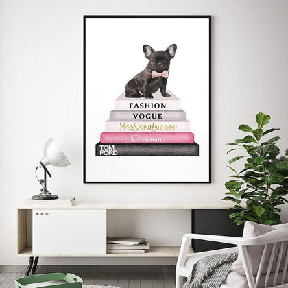 Stack of Fashion Books - Canvas Print – Just Like Designs