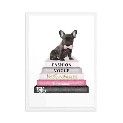 Stack of Fashion Books - Canvas Print – Just Like Designs