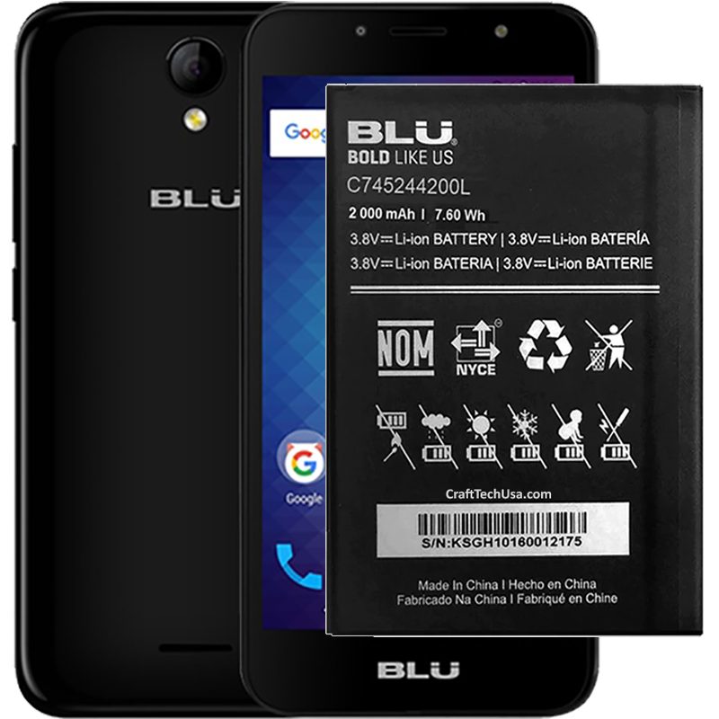 BLU C5L max Battery C775444200L Original OEM Blu battery for C5L max C0170ww