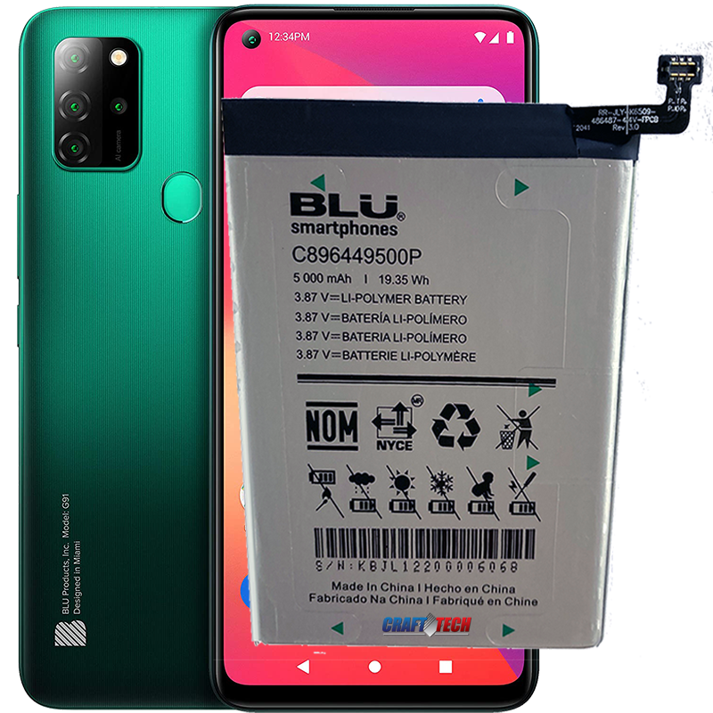 BLU J9L J0090,J0091, J0092ww Original OEM BLU battery C906648300L