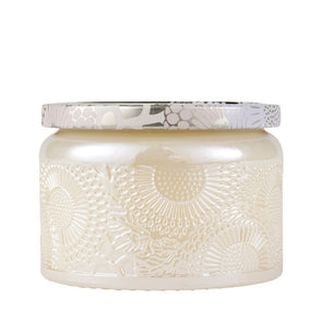 Minimalist Glass Jar Candle with Gold Lid — Linwood Candle Co.