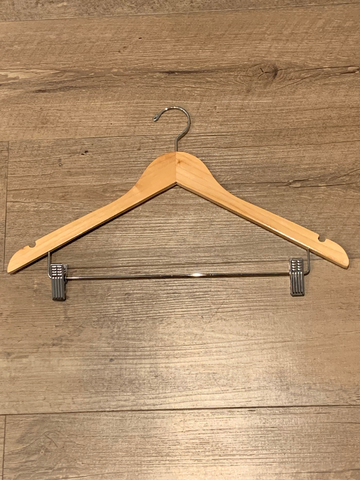 Wall Mounted Wooden Hangers with Metal Hooks for Hanging Coats, Jackets,  Clothes, Hats, Entranceways, Bathrooms, Bedrooms, Closets (Color : Black,  Size : 61cm) : : Home