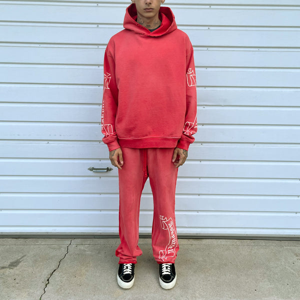 FADED BANNED RAW JOGGER - ASKYURSELF