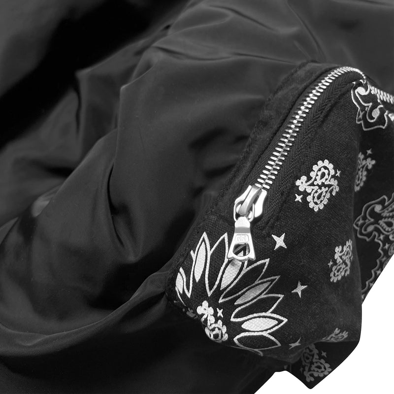 PAISLEY POCKET BOMBER JACKET - ASKYURSELF