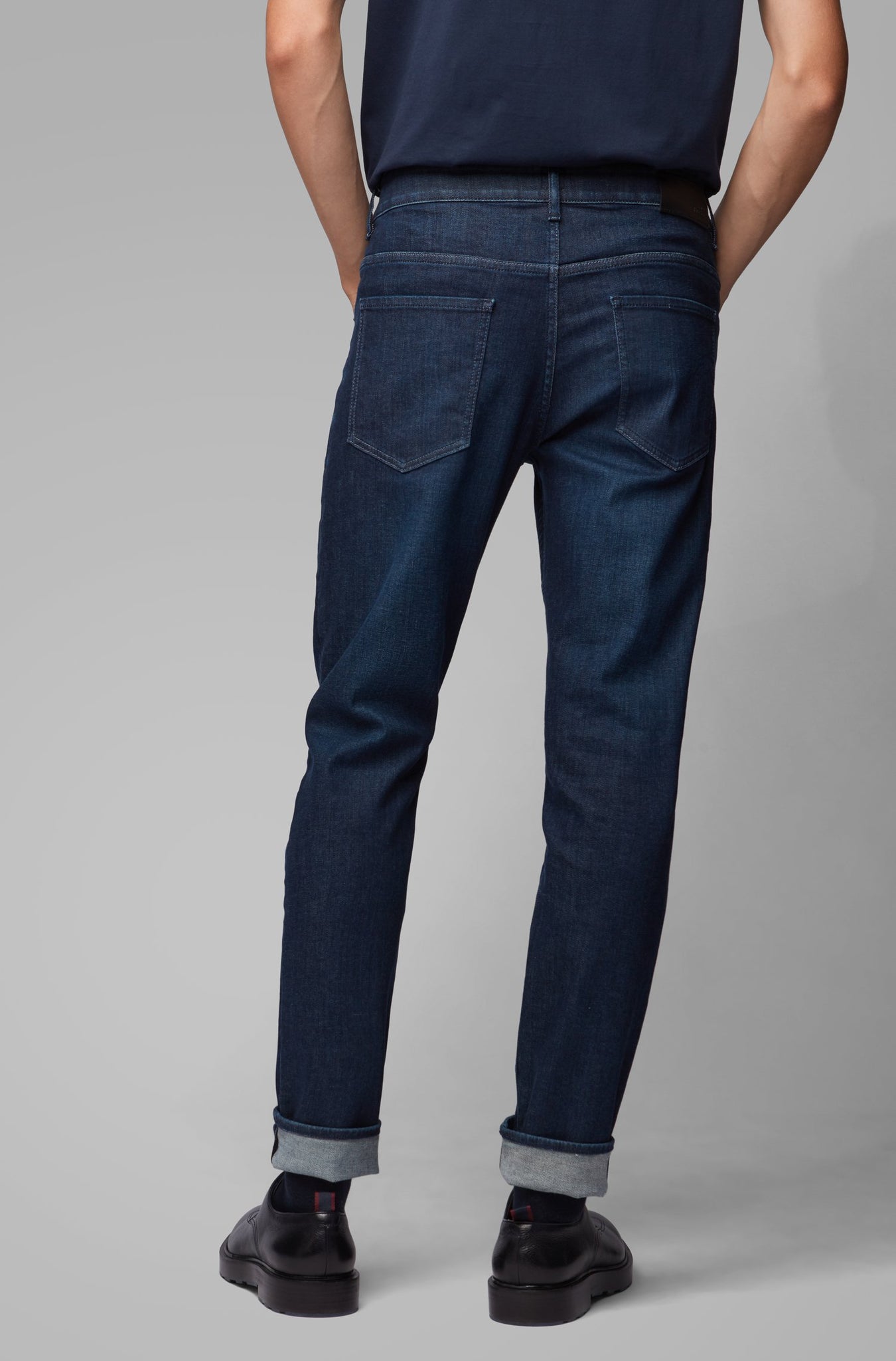 boss tapered fit jeans