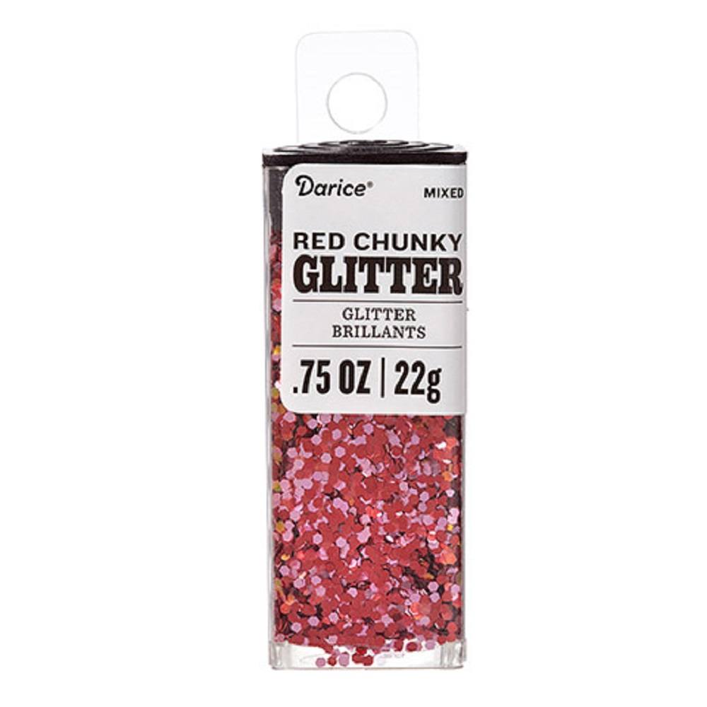 Chunky Glitter 0.75oz - Red