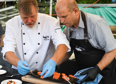 Chef Robert Clark and Chef Julian Bond