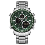 Top Luxury NAVIFORCE Men Watch Dial Sport Men's Chronograph Wristwatch