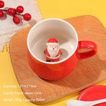Christmas Mug Creativity 3D Cartoon Cup Snowman Elk Mugs Coffee Cups Milk Breakfast Mug Tea Cups Water Juice Mug Office Supplies