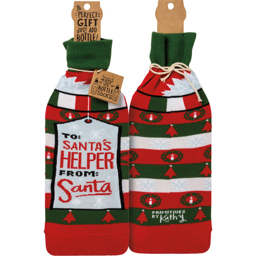 Christmas Survival Kit Bottle Sock