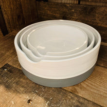 Load image into Gallery viewer, Grey Triple Bowl Set - Diem Pottery
