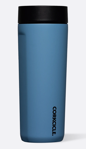 Corkcicle 17 oz Commuter Cup, Tumbler, Stainless Steel, Spill-Proof, Triple  Insulated, Water Bottle, Matte Black 