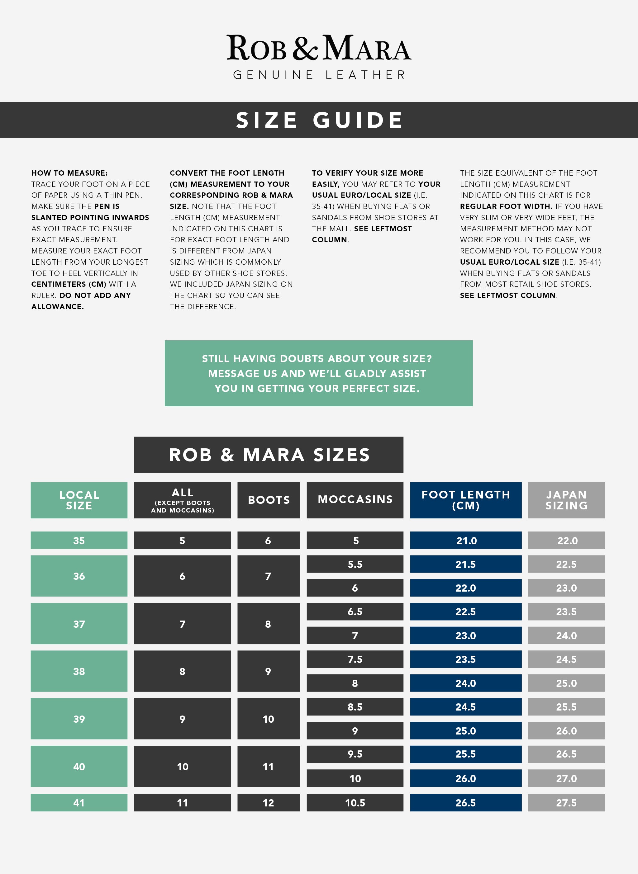 rob-and-mara-size-chart-size-guide