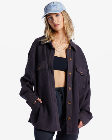 Billabong Fireside Cozy Buttoned Fleece Jacket – Minos Clothing