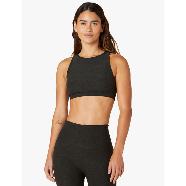 Beyond Yoga Spacedye Printed Slim Racerback Cropped Tank Chai