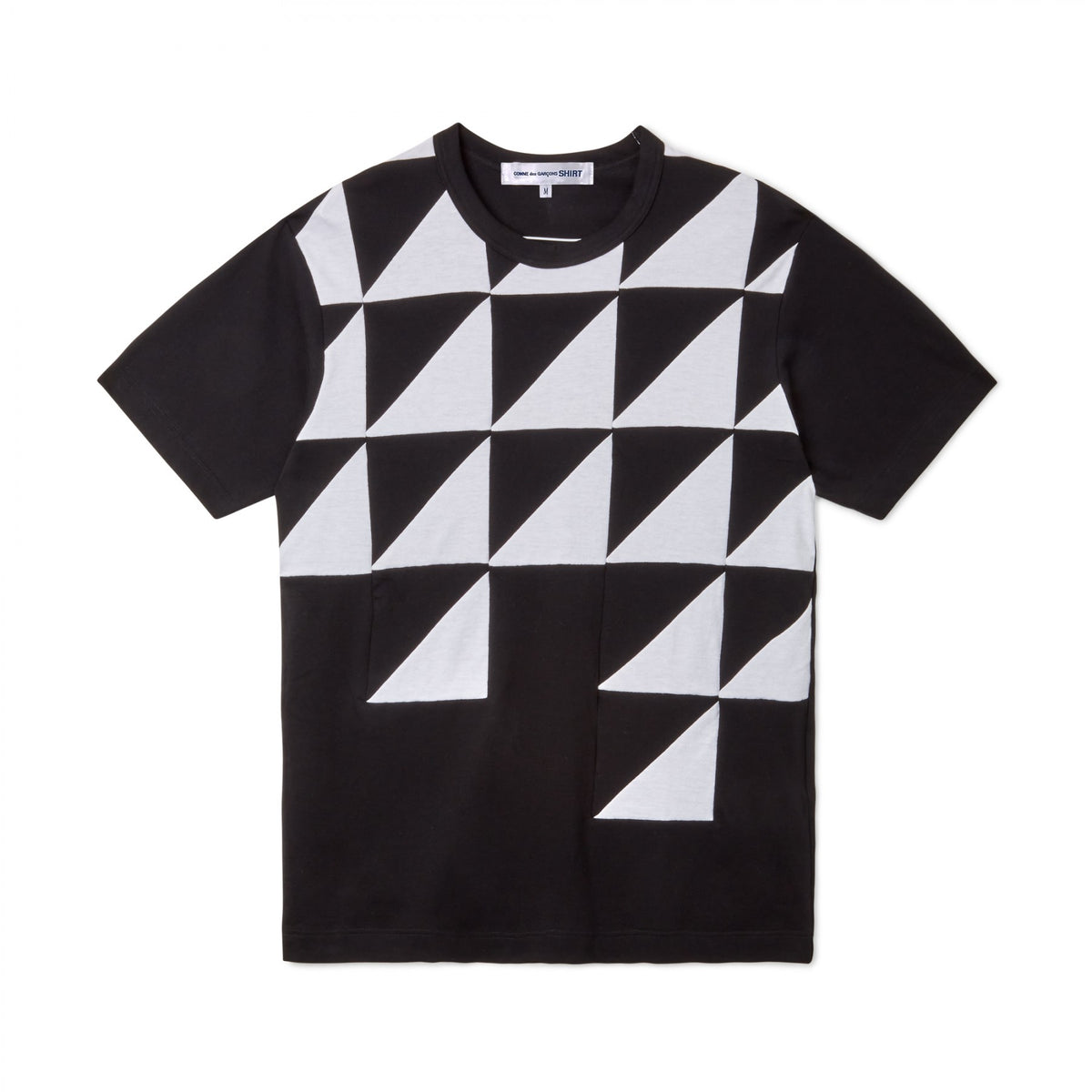 CDG SHIRT / FG-T011-SS21-1 / MEN'S T-SHIRT - WHITE / BLACK – COMME des ...