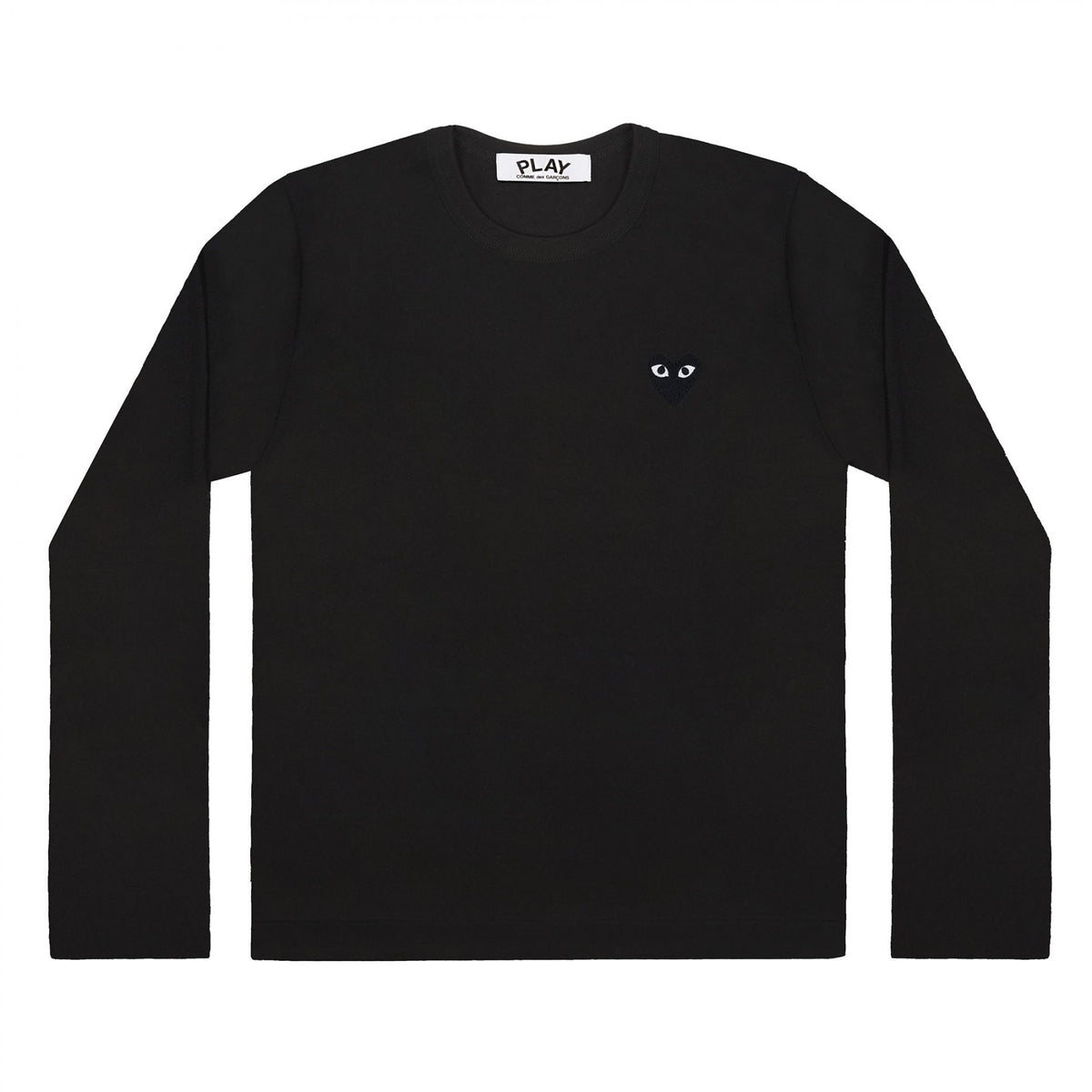 Play Comme des Garçons Longsleeve - Black / Black Heart Emblem – COMME ...