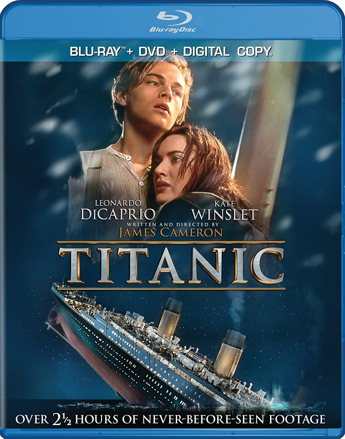 Titanic Four Disc Combo Blu Ray Dvd Digital Copy Orbit Dvd