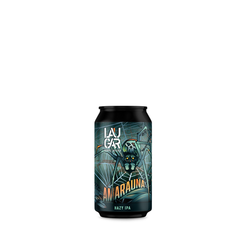 Laugar AMARAUNA - Hazy IPA (lata 33cl, pack de 4 latas) - Laugar Brewery