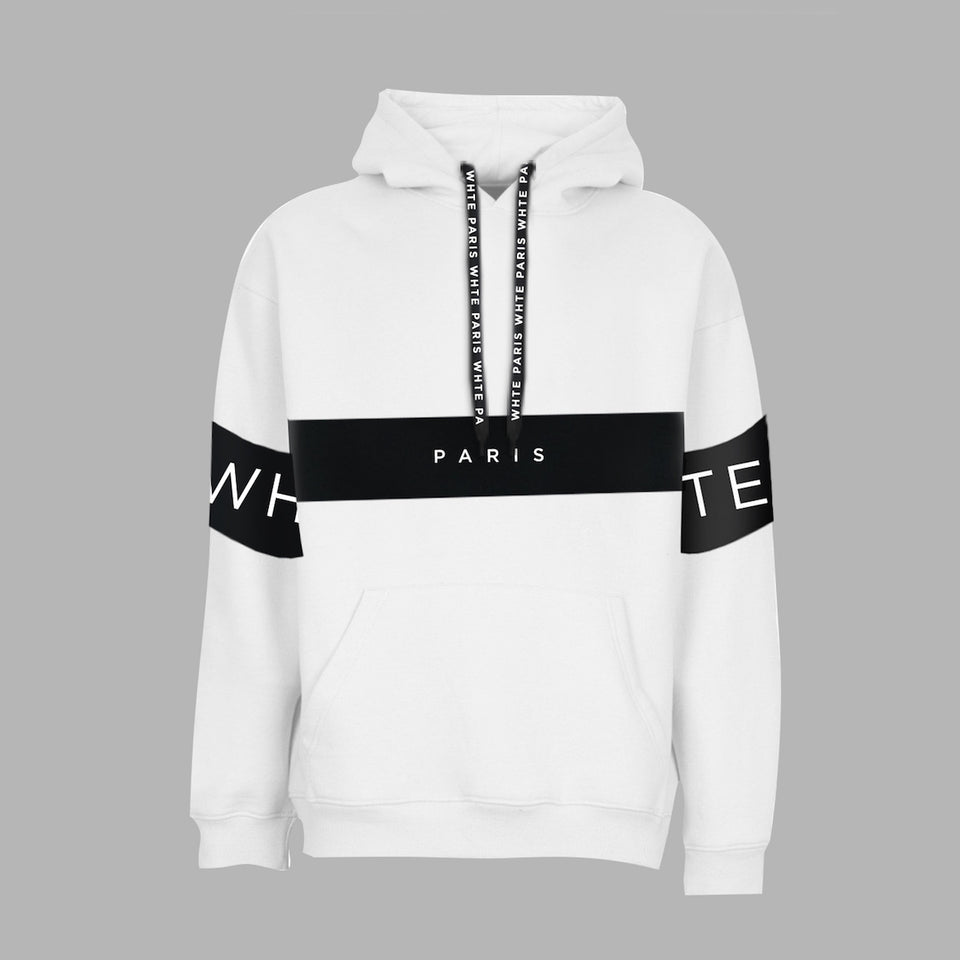 Whte Roses Hoodie – Blvck Paris